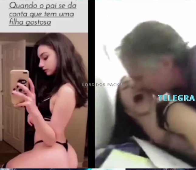 Papai não resistiu a filhinha gostosa